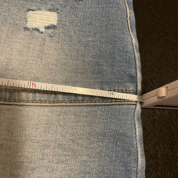 Justice - Denim Distressed Mini Skirt - Size 8 - With Pockets - NWT - Picture 7 of 16